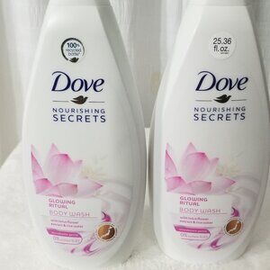 2 Dove Glowing Ritual 0%Sulfate SLES With lotus flower extract & rice water Body